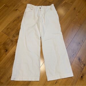 Brandy Melville/ John Galt White Wide-Leg Pants